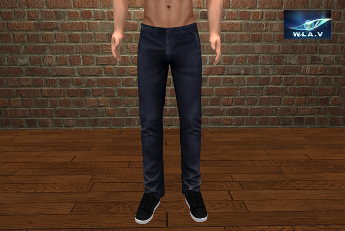 Men Navy Pants "MESH"
