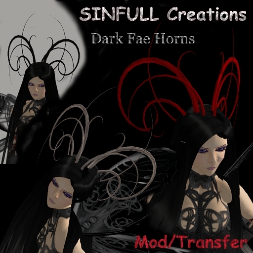 Sinfull dark fae horns
