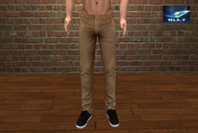 Men Beige pants