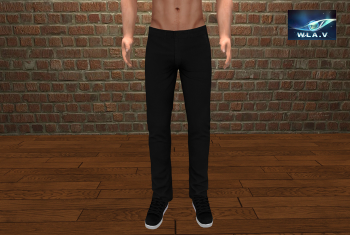 MEN BLACK PANTS