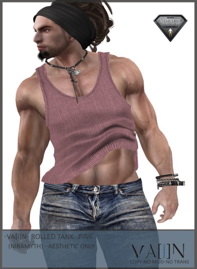 -Va[i]N- Rolled Tank - Green