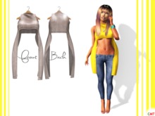 Shella. Yellow Top [Mesh] NAKA