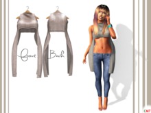 Shella. Grey Top [Mesh] NAKA