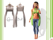 Shella. Green Top [Mesh] NAKA
