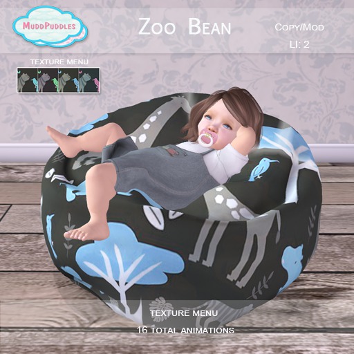 MuddPuddles: Zoo Bean 