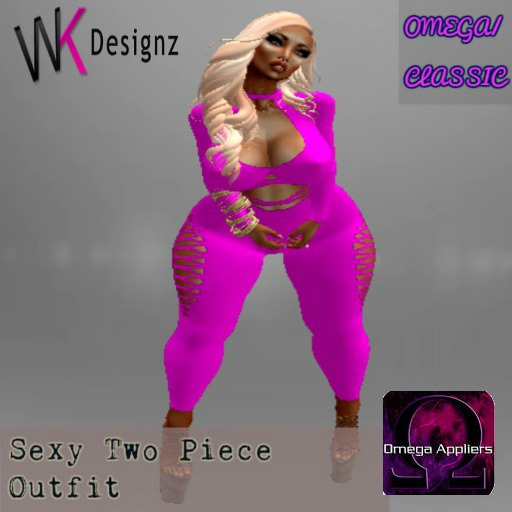 WK Pink Sexy Outfit Omega Applier
