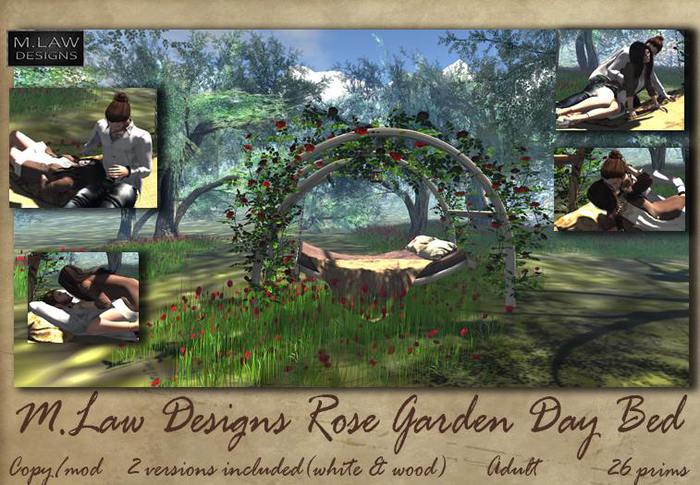 .:M.LAW:. Rose Garden Collection - day bed BOX