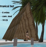 tropical hut