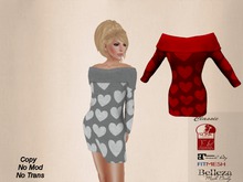 Valerie Dress Hearts Ruby