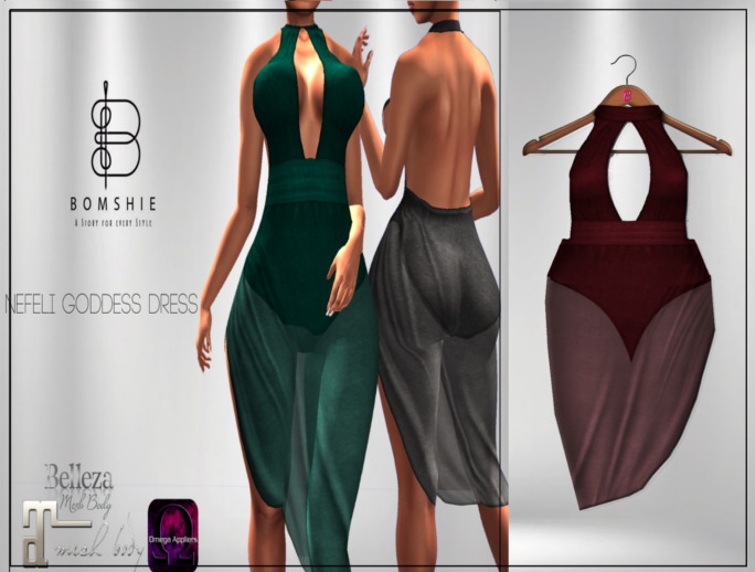 <*>B<*> Nefeli Wine Dress