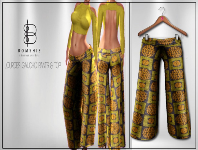 <*>B<*> Lourdes Disco Gaucho Pants