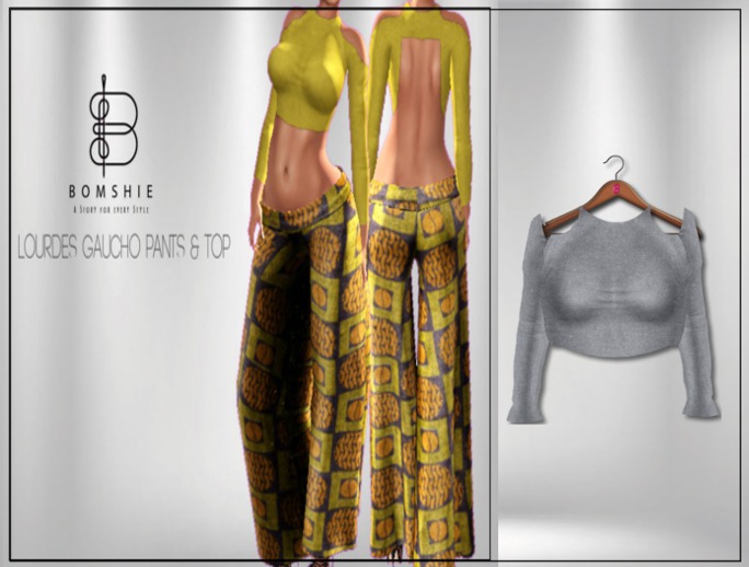 <*>B<*> Lourdes Glacier Open Back Sweater