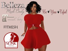 {Be♥You♥Tiful} Vicky Red Knotted Dress