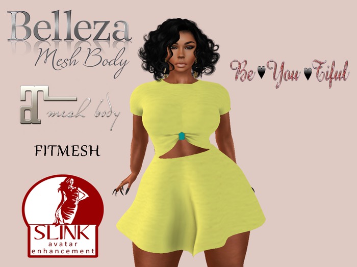 {Be♥You♥Tiful}Vicky Yellow Knotted Dress