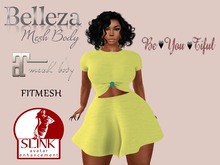 {Be♥You♥Tiful}Vicky Yellow Knotted Dress