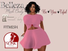 {Be♥You♥Tiful} Vicky Pink Knotted Dress