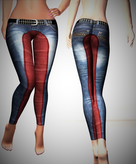 .::LiX::.Twisted Jeans Red App Omega