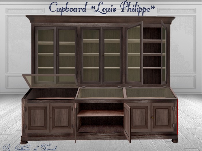 *CdT* Armoire " Louis Philippe" bois