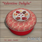 [CIRCA] - "Valentine Delight" - Cushion Table - Cookie Giver