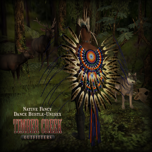 [Timber Creek] Fancy Dance Bustle-Sunburst-Boxed