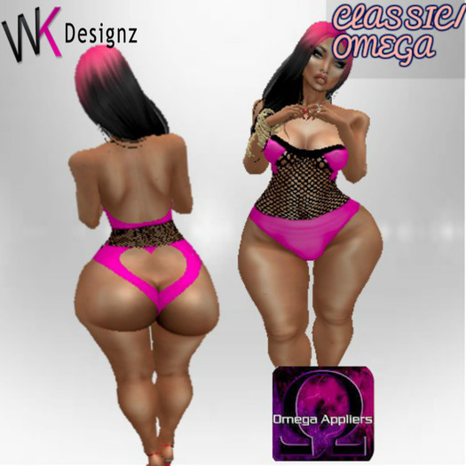 WK Doing Me PInk Outfit Omega Applier