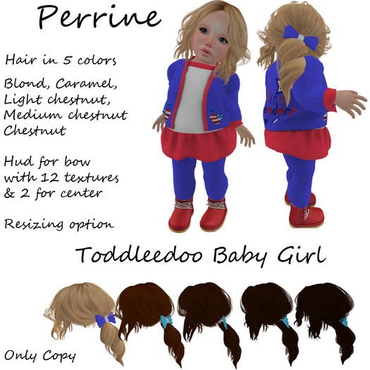 Toddleedoo Hair Perrine Blond demo