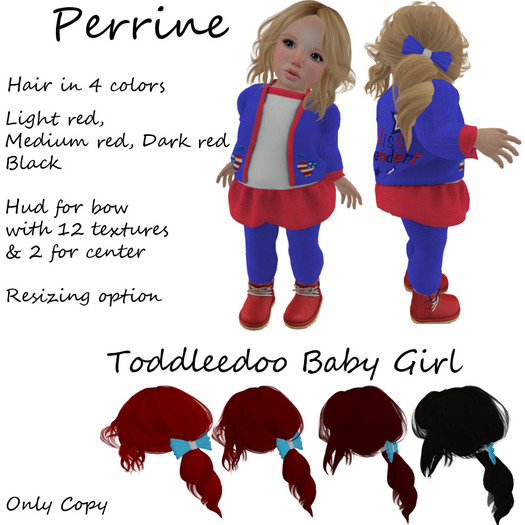 Toddleedoo Hair Perrine Black