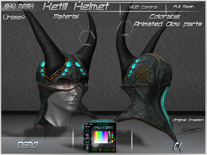 Ketill Helmet  DEMO-Shu Mesh-