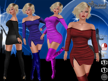 Sweet Temptations :: Dancing Queen Outfit (Maitreya Lara, Belleza Venus, Slink Physique) + High Boots