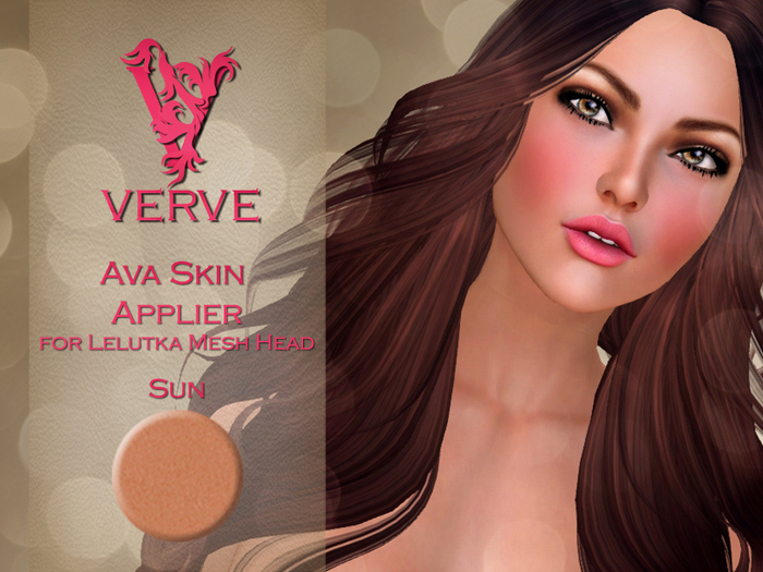 *VERVE* Ava Skin - Mesh Head Applier Letluka - Sun