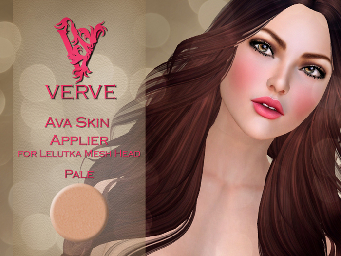 *VERVE* Ava Skin Applier - Letluka Stella Head - Pale