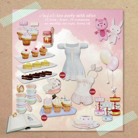 ::{u.f.o}::tea party with alice - mini murfin