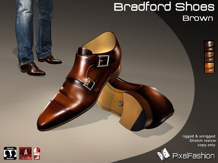 :)(: Bradford Shoes Brown V2  - 100% Mesh - 