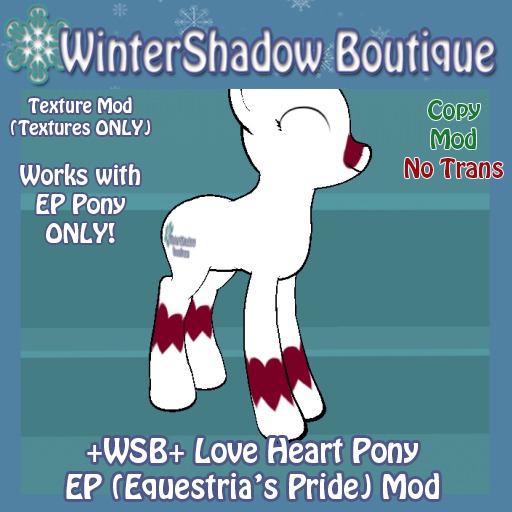+WSB+ EP Love Heart Pony Mod (boxed)