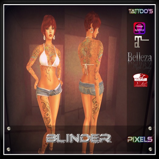 Blinder Mesh Tattoo 