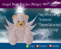 Beige Angel Tip Jar (Boxed)
