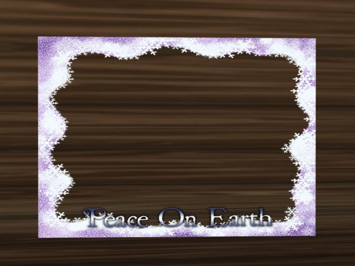 Peace On Earth Frame