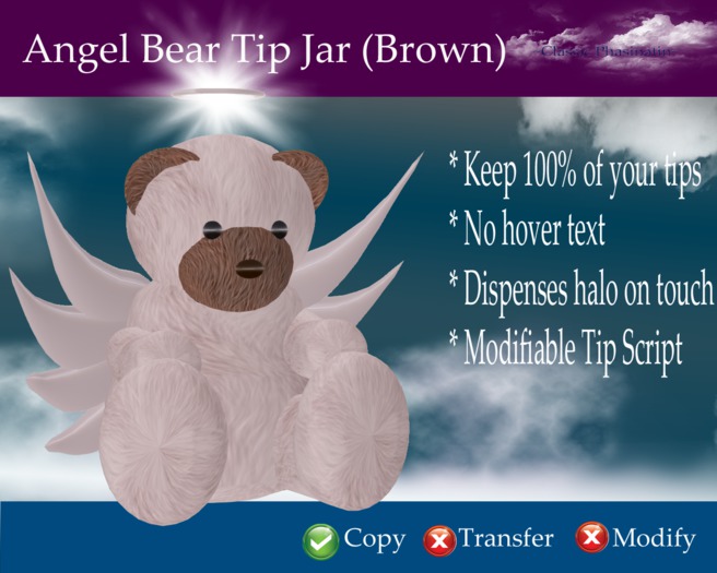 Brown Angel Tip Jar (Boxed)