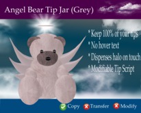 Grey Angel Tip Bear (Boxed)