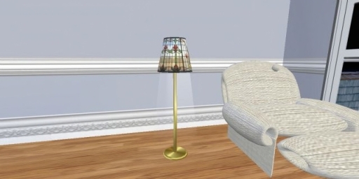 STAINED GLASS FLOOR LAMP