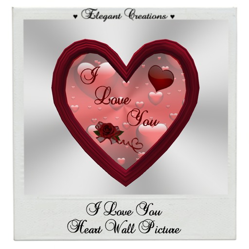Heart Wall Frame I Love You