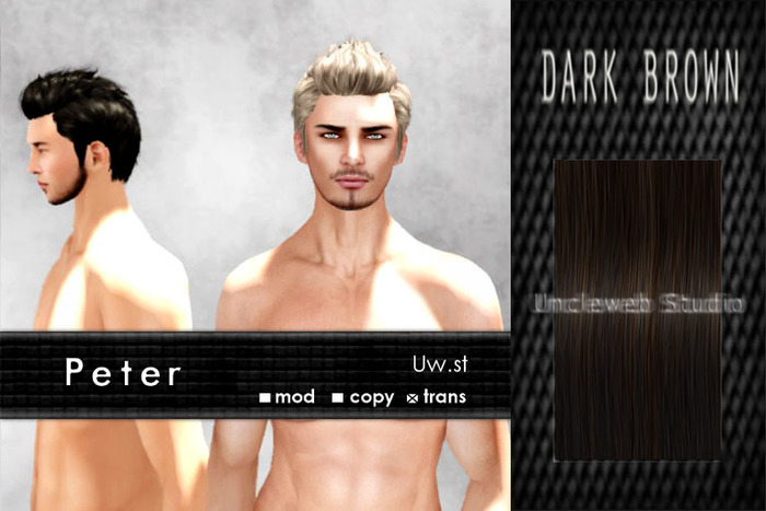 Uw.st Peter-Hair Dark brown