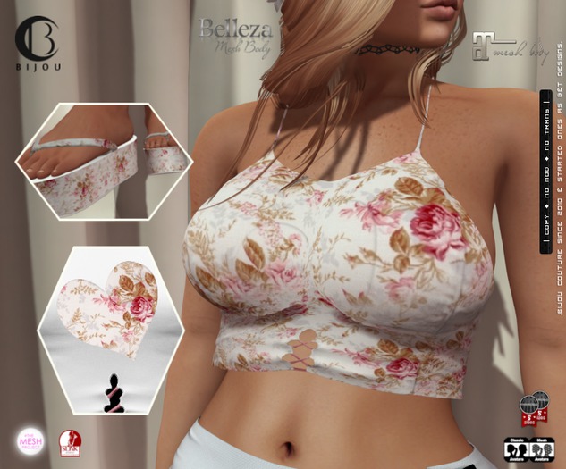 .Bijou™ KAMI Halter Tops! | Rose.Love | Maitreya|Slink|Classic|Belleza&More!