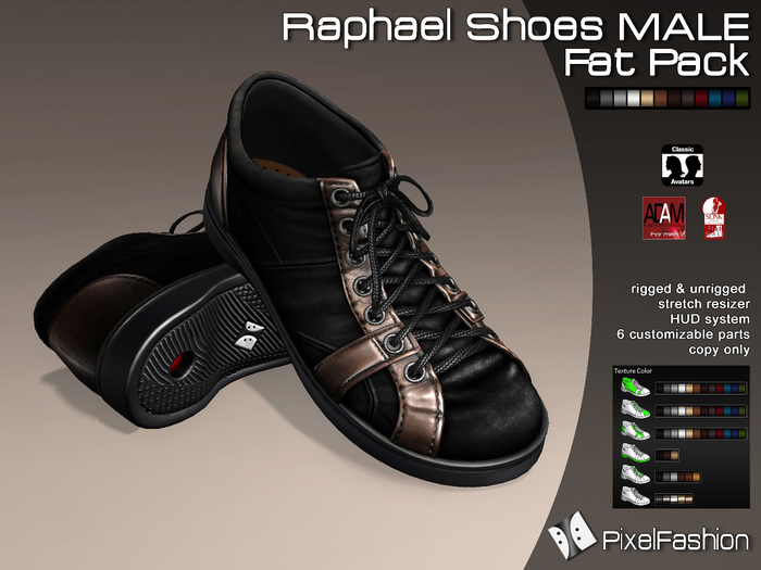 :)(: Raphael Shoes V2 - Male - Fat Pack
