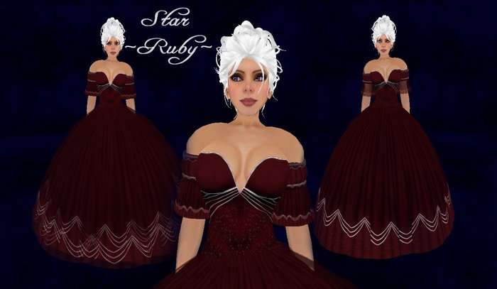 [K~*~S] Star - Gown - Ruby