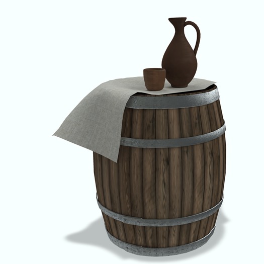 [ zerkalo ] Williams Bedside Barrel Table