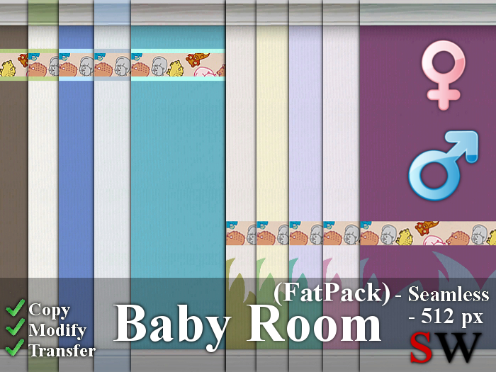 -SW- Baby Room Texture Pack -512-
