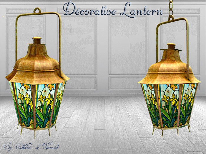 *CdT* lanterne  laiton decorative