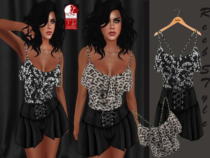 300-Reeb STyle Damla Black Outfit