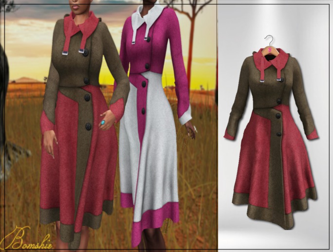 <*>B<*> Isis Duo Cherry Bomb Coat Dress